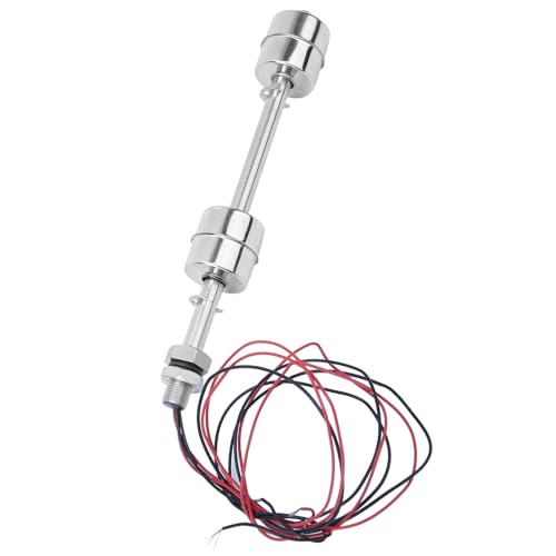 SHUAIGUO Edelstahl -Doppelkugel -Schwimmerschalter, Wasserspiegel Controller Sensor für Tank, Pool Vielseitige Anwendung, Flexible Steuerung, Einfache Installation (150 mm schweben) von SHUAIGUO