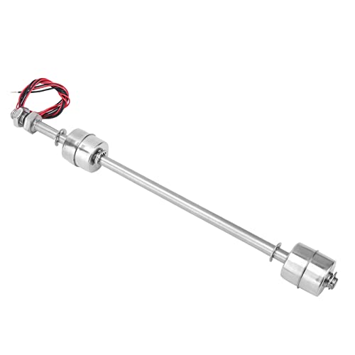 SHUAIGUO Edelstahl -Doppelkugel -Schwimmerschalter, Wasserspiegel Controller Sensor für Tank, Pool Vielseitige Anwendung, Flexible Steuerung, Einfache Installation (250 mm schweben) von SHUAIGUO