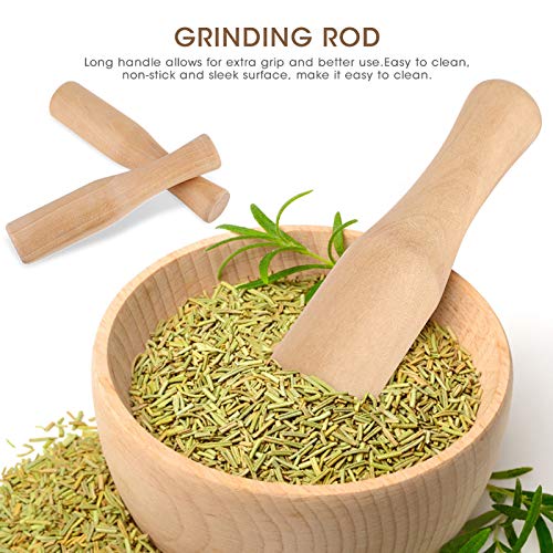 SHUAIGUO Hölzerne Stößel Schleifstange für Pürepudding -Getränke -Bar Tool Küche Zubehör Accessoire von SHUAIGUO