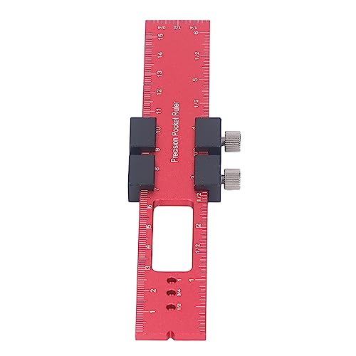 SHUAIGUO Holzbearbeitung Lineal Aluminiumlegierung Präziser -Markierungs -Lineal mit Rutschenstopp, Zoll und Metrikwaagen, Tragbares Design für Mechanische Workshops SHUAIGUO Holzbearbeitung Lineal Aluminiumlegierung Präziser -Markierungs -Lineal mit Rutschenstopp, Zoll und Metrikwaagen, Tragbares Design für Mechanische Workshops von SHUAIGUO