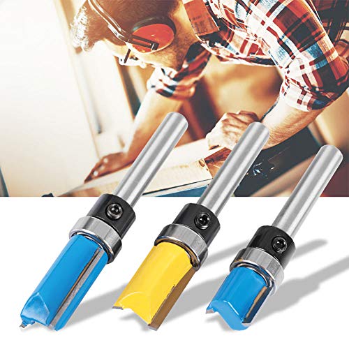 SHUAIGUO Holzbearbeitungs -Router -Bit Set, Mahlen Shank Trimmschlitzschneider, Zementiertes Karbid für Hartholz, Kork, Synthetikum, Hohe Härte, für Elektrische Trimmer und Gravurmaschinen SHUAIGUO Holzbearbeitungs -Router -Bit Set, Mahlen Shank Trimmschlitzschneider, Zementiertes Karbid für Hartholz, Kork, Synthetikum, Hohe Härte, für Elektrische Trimmer und Gravurmaschinen von SHUAIGUO