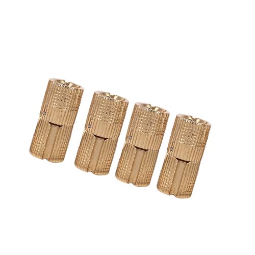 SHUAIGUO Kupfer Versteckte Schrankscharniere 4pc Set 10 Mm 12 Mm 14 16 Barrelscharniere für -Projekte (12 mm) von SHUAIGUO