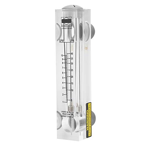 SHUAIGUO LZM-25 Flüssiger Durchflussmeter, 1-10 GPM Panel-Panel-Panel-Tafel-Tafel-Messungsmessmessgerät, Hoher Qualität und für den Industriellen und Laborgebrauch von SHUAIGUO