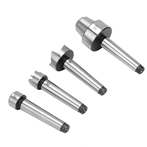 SHUAIGUO MT1/MT2 Holzdreher Dreh Spur Cup Center -Set - Hochwertige Stahl, Langlebig, Heckstockvergleich für Holz und Metallbearbeitungslatten Kompatibel (MT1) von SHUAIGUO