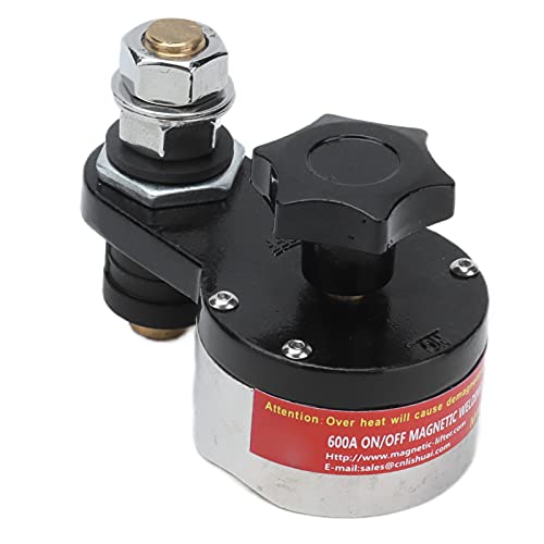 SHUAIGUO Magnetische Schweißklemme, Einstellbarer Schaltbarer Halter, Kupferstab, Silikon -Isolieranschluss für Elektronische Schweißwerkzeuge, Verbesserte Sicherheit (MWGC1-600F) von SHUAIGUO
