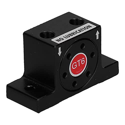 SHUAIGUO Pneumatischer Vibrator Luftoszillator - Aluminiumlegierung, Kleines Kompaktes Design, Stabiler und Ruhiger Betrieb, Einfache Wartung für das Entladen von Bins, Vibrierende Plattformen von SHUAIGUO