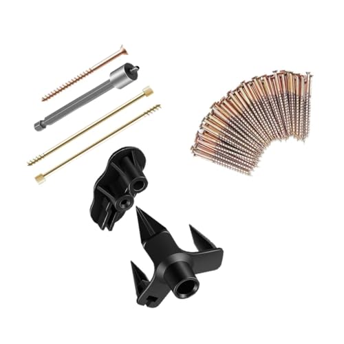 SHUAIGUO Reparaturset für Holzboden Quietschen, 5 Werkzeuge, 50 Schrauben, Ruhige Holzbodenfixierung, für Teppiche und Holzböden, Einfache -Installation SHUAIGUO Reparaturset für Holzboden Quietschen, 5 Werkzeuge, 50 Schrauben, Ruhige Holzbodenfixierung, für Teppiche und Holzböden, Einfache -Installation von SHUAIGUO