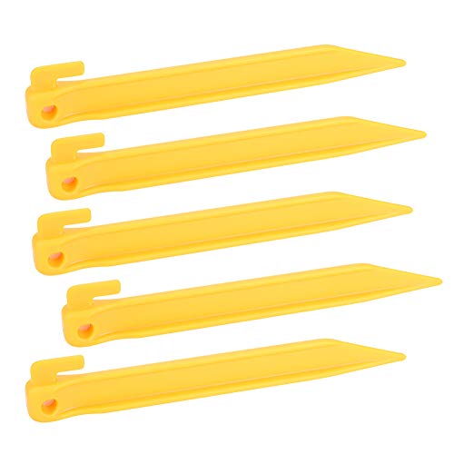 SHUAIGUO Robuster Nylon -Camping -Zeltstift, Kompakte Tragbare Markisenstifte Zum Sichern von Zelten und Überdachungen auf Verschiedenen Terrains (S) von SHUAIGUO