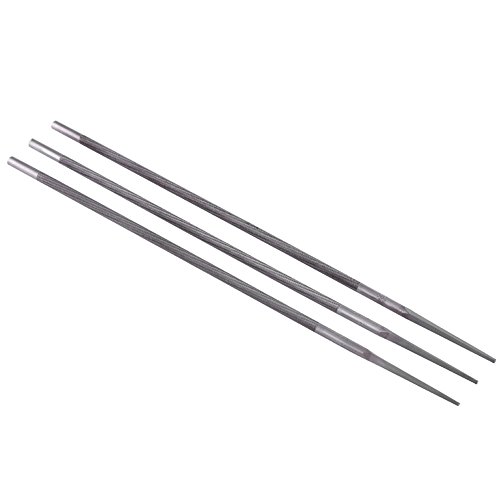 SHUAIGUO Rundlager -Stahlschärfen -Kettensägen Dateien Spitzer, Niedriges Geräuschdesign, Glatte und Gerade Schnitte, Hohe Härte für Effiziente Kettensägenwartung (4mm) von SHUAIGUO