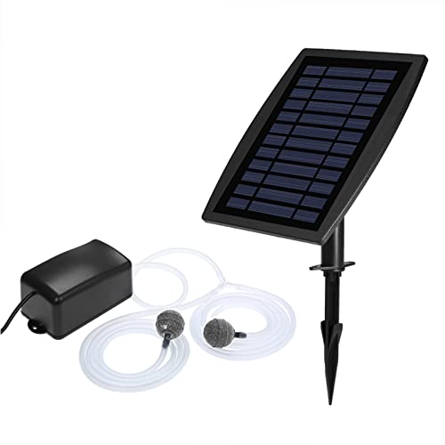 SHUAIGUO Solar-Aquarium Sauerstoffpumpe Oxygenator Aquarium Sauerstoff-Belüfter Teich Belüfter Luftpumpe Angeln Belüfter Aquarium Airpump mit Aquarium Sauerstoffrohr Luftblase Stein SHUAIGUO Solar-Aquarium Sauerstoffpumpe Oxygenator Aquarium Sauerstoff-Belüfter Teich Belüfter Luftpumpe Angeln Belüfter Aquarium Airpump mit Aquarium Sauerstoffrohr Luftblase Stein von SHUAIGUO