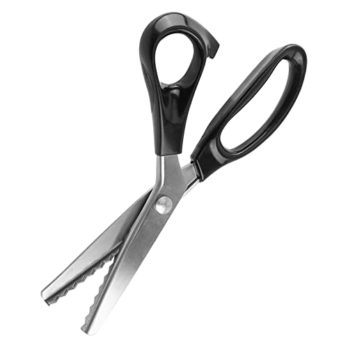 SHUAIGUO Stoff Dekorative Kantenkante -Scherzschere Clipper, Edelstahlblätter, Ergonomische Griffe, 3/5/7 Mm Runde und Dreieck Optionen für Professionellen und Hausgebrauch (7mm) von SHUAIGUO