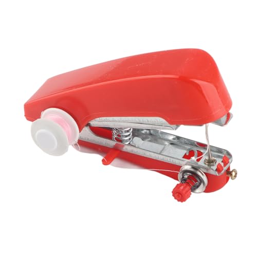 SHUAIGUO Tragbare Mini -Handheld -Nähmaschine, Rotes Kompakt und Leichtgewicht für Heim & Reisen, Langlebig und Erschwinglich für Schnelle Reparaturen Präzise Nähte SHUAIGUO Tragbare Mini -Handheld -Nähmaschine, Rotes Kompakt und Leichtgewicht für Heim & Reisen, Langlebig und Erschwinglich für Schnelle Reparaturen Präzise Nähte von SHUAIGUO