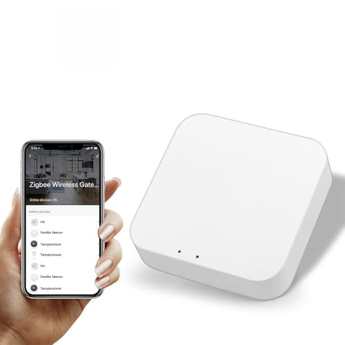 SHUAIGUO Tuya/ZigBee/BT 3-in-1-Wireless-Gateway APP-Fernbedienung Smart-Home-Geräte Kabelloser Smart-Home-Bridge-Hub Einfache Einrichtung für Smart Lights Smart Curtains Smart Air Conditioners SHUAIGUO Tuya/ZigBee/BT 3-in-1-Wireless-Gateway APP-Fernbedienung Smart-Home-Geräte Kabelloser Smart-Home-Bridge-Hub Einfache Einrichtung für Smart Lights Smart Curtains Smart Air Conditioners von SHUAIGUO