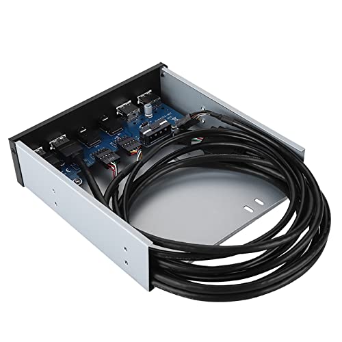 SHUAIGUO USB 3.0 USB 2.0 HD Extension Front Panel Plug and Play Aluminiumlegierung für PC - -Enthusiasten von SHUAIGUO