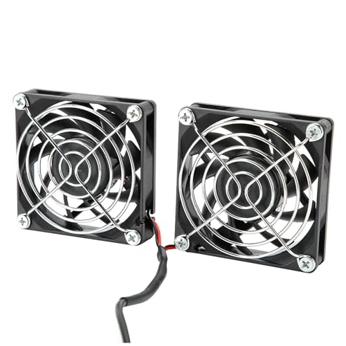 SHUAIGUO USB -Leistungskühlung Dual Lüfter Router Wärmeissipationskühler, 45 Cm Kabel, ABS -Material, 5 V USB Netzteil für RTAC68U AC86U EX6200 Tengda AC15 SHUAIGUO USB -Leistungskühlung Dual Lüfter Router Wärmeissipationskühler, 45 Cm Kabel, ABS -Material, 5 V USB Netzteil für RTAC68U AC86U EX6200 Tengda AC15 von SHUAIGUO