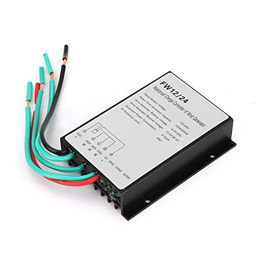 SHUAIGUO Windgenerator Controller FW12/24, 12 V/24 V 300W/600W für Batterieladungen - Automatisch, Vollständig Geschützt, Einfache Installation mit Integriertem Modul von SHUAIGUO
