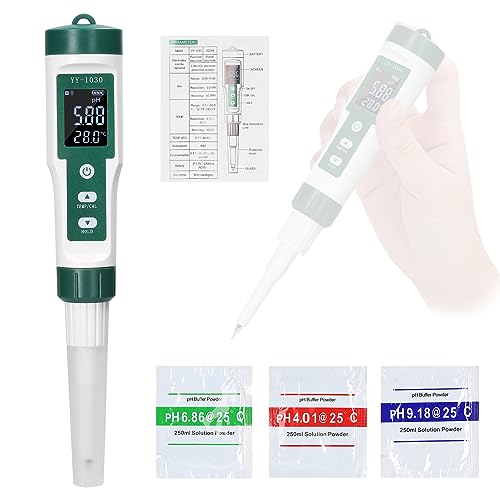 SHUAIGUO YY-1030 Digitalanzeige Babynahrung PH-Meter Teig Alkalimeter Käse Kosmetik PH-Detektor Bodenmatrix PH-Meter von SHUAIGUO