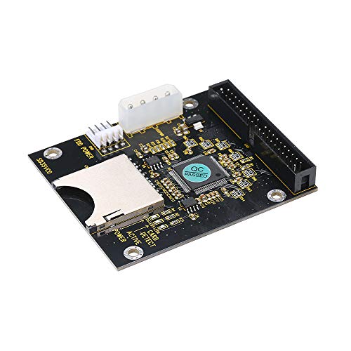 skrskr 5V SD-Speicherkarte zu IDE 3,5 Zoll 40-Pin-Festplattentreiber-Konverter-Board Riser-Karte SD-zu-ATA-IDE-Adapter-Unterstützung Bis zu 128 GB SDXD-Karte von SHUAIGUO