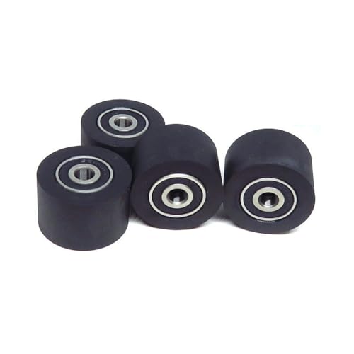 Deep Groove Ball Bearings 1 Stück 6 x 35 x 20 Rollenlager PUT62635-20 Umwickeltes Gummi-Leisertransport-PU-Weichgummi-Flachführungsrad 6 * 35 * 20 ﻿(8x45x20mm) von SHUAINAN