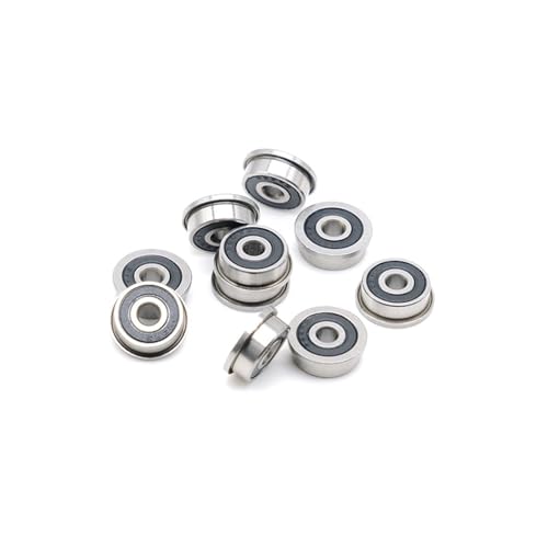 Deep Groove Ball Bearings 10 PCS F623 RS Lager 3x10x4mm ABEC-7 Flanschlager F623-RS Kugellager F623RS 3D Druck Lager von SHUAINAN