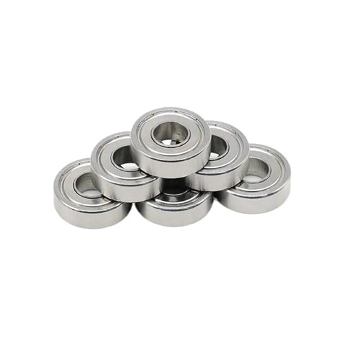 Deep Groove Ball Bearings 10 STÜCKE 697ZZ Lager ABEC-7 7x17x5mm Miniatur 697Z Kugellager 619/7 ZZ Z2V1 Qualität von SHUAINAN