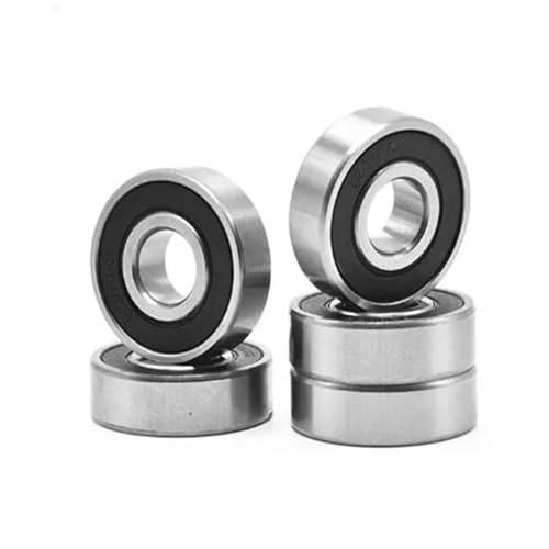 Deep Groove Ball Bearings 10 STÜCKE ABEC-5 607-2RS 607 RS 607 2RS 607RS 7x19x6mm Miniatur Gummiversiegelte Kugel Rillenkugellager(607-2RS_ABEC 1) von SHUAINAN