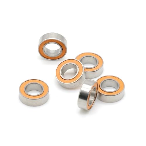 Deep Groove Ball Bearings 10 STÜCKE Edelstahl S686RSW3.5 CB 6x13x3,5mm Hybridkeramiklager ABEC-7 Lager TROCKENEN Ozean Angelrollen 686 von SHUAINAN