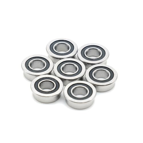 Deep Groove Ball Bearings 10 Stück MF105 RS Lager 5x10x4 mm ABEC-7 3D Flanschlager MF105-2RS Kugellager MF105RS 3D Drucklager von SHUAINAN