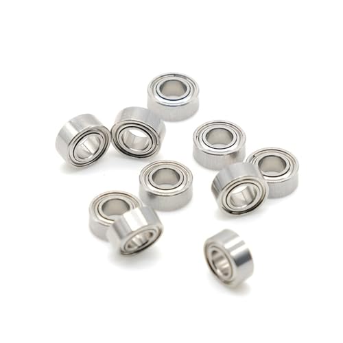 Deep Groove Ball Bearings 10 Stücke 4x7x2,5mm SMR74 ZZ Edelstahllager SMR74ZZ L740ZZ Mini RC Modelllager 4 * 7 * 2,5 von SHUAINAN