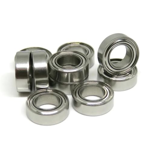Deep Groove Ball Bearings 10 stücke 5x8x2,5 SMR85ZZ ABEC7 Hybrid Keramik Lager SMR85 SMR85C ZZ L850ZZ 5 * 8 * 2,5 reel & RC Edelstahl Keramik Lager(SMR63C-ZZ 3x6x2.5mm) von SHUAINAN