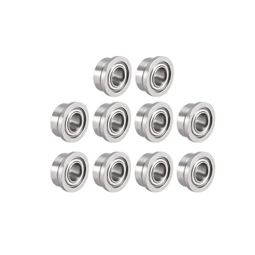 Deep Groove Ball Bearings 10 stücke Flansch Kugellager F604ZZ F623ZZ F624ZZ F625ZZ F684ZZ F688ZZ F695ZZ 3D Drucker Teile Rillenscheibe Radlager(F624ZZ 4mmx13mmx5mm) von SHUAINAN