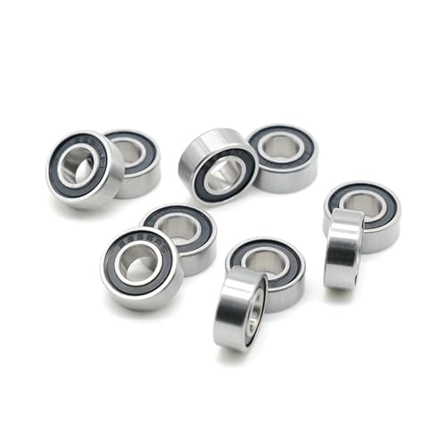 Deep Groove Ball Bearings 10 stücke S686 2RS Lager 6x13x5mm ABEC-7 Edelstahl Lager 686 S686C SMR686 RS Angeln rollen Lager von SHUAINAN