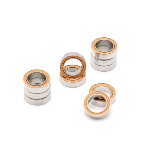 Deep Groove Ball Bearings 10 stücke SMR128-2RS 8x12x3,5mm ABEC-7 Edelstahl Hybrid Keramik Kugellager SMR128RS CB LD von SHUAINAN