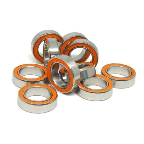 Deep Groove Ball Bearings 10 stücke SMR148C 2OS 8x14x4mm ABEC-7 Hybrid Si3N4 Keramik Kugellager MR128 SMR128 RS 2RS Greaseless angeln Reel Lager RD8247(SMR137C-2OS 3x17x4mm) von SHUAINAN