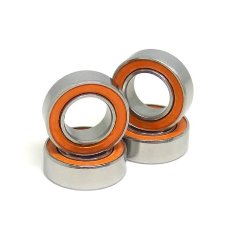 Deep Groove Ball Bearings 10 stücke SMR84C-2RS 4x8x3mm Edelstahl Hybrid Keramik Lager MR84 SMR84 2RS RS RD14396 Schnelle Drehen spinning Rollen Lager(SMR74C-2OS 4x7x2.5mm) von SHUAINAN
