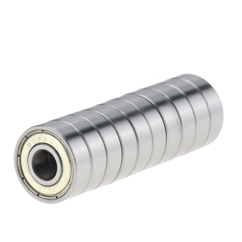 Deep Groove Ball Bearings 10 teile/los Doppelt Geschirmt Miniatur High-carbon Stahl Einreihige 608ZZ ABEC-7 Rillenkugellager 8 * 22 * 7 8x22x7 MM 608 ZZ von SHUAINAN