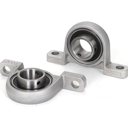 Deep Groove Ball Bearings 2 STÜCKE Kp08 Kp000 Kp001 Kp002 KFL08 KFL000 KFL001KFL002Zinc-legierung Durchmesser 8mm BIS 25mm Bohrung Kugellager Stehlager montiert Unterstützung(KFL004-20mm) von SHUAINAN