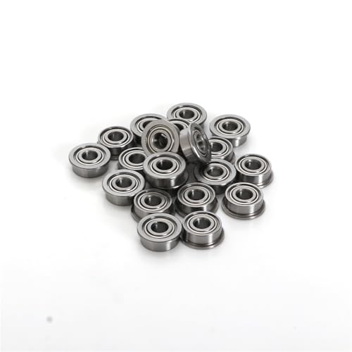 Deep Groove Ball Bearings 20Pcs Miniatur Flansch Kugellager F682 F683 F684 F685 F686 F687 F688 F689 F692 F693 F694 F695 F696 F697 F698 F699Zz(F684zz - 4 X9x4mm) von SHUAINAN
