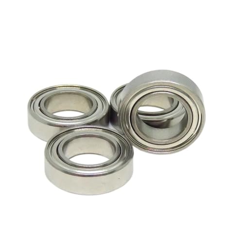 Deep Groove Ball Bearings 5 stücke SMR148ZZ Lager 8x14x4mm ABEC-5 440C Roller Edelstahl 8 * 14 * 4mm SMR148Z SMR148 Z ZZ L-1480ZZ Kugellager(SMR128-Z 8x12x3.5mm) von SHUAINAN