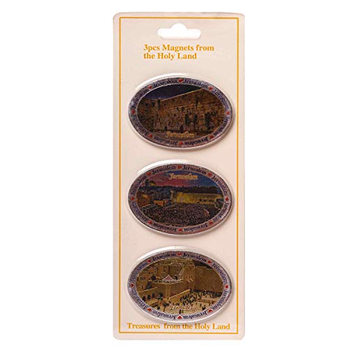 Jerusalem 3 Stück Kühlschrankmagnet Goldene Jerusalem Souvenir, Geschenkset aus Heilligem Land! von SHUCK24