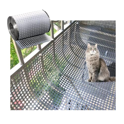 Hochwertiges Lochblech aus Edelstahl 304, Öffnung 8 mm/0,31 Zoll, dekoratives Streckmetall for Lüftungsgitter, Siebplatten, Geräteabdeckungen(W75*L300cm/W29.5*L118.1in) von SHUDONGDEN