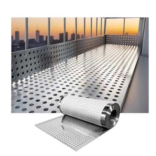 Lochbleche 304 Edelstahl-Metallgitterplatte, Lochbleche, Metallgitter for Heimwerkerprojekte, zur Belüftung, Dekoration, Geräteschutzabdeckung(W35*L800cm/W13.7*L314.9in) von SHUDONGDEN