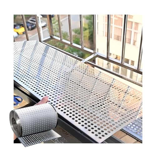 Lochplatte, Lochgitter aus Edelstahl, Öffnung 8 mm/0,31 Zoll, langlebige Lochbleche for Belüftung, Filtration und dekorative Anwendungen(W80*L300cm/W31.4*L118.1in) von SHUDONGDEN