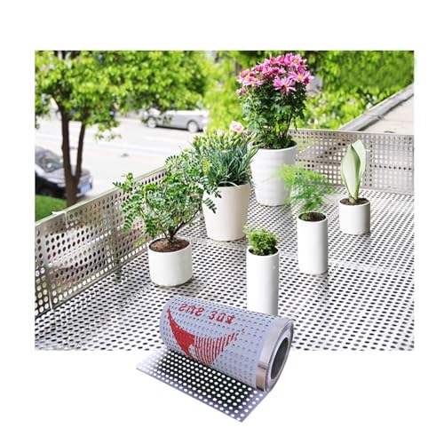 Perforiertes Metallblech aus Edelstahl 304, Metallsiebplatte, dekorative Platte, dekoratives Netzpaneel for Lüftungsgitter, DIY-Projekte, Innen- und Außendekoration(W20*L100cm/W7.87*L39.3in) von SHUDONGDEN