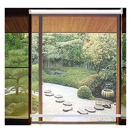 SHUDONGDEN Transparent Wasserdichtes Roll-Up-Rollo,wasserdichte Durchsichtige Rollos,Vinyl wasserdichte Fensterläden, Klare Rollläden, UV-Schutz, 100x180cm/39.3x70.8in von SHUDONGDEN
