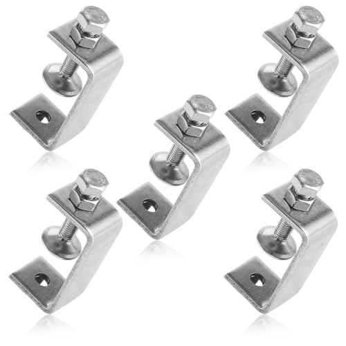 SHUESS 5 Stück C Klemme, 304 Edelstahl C Zwingen Kieferöffnungen 65mm Fixierzange Einstellbar Klemmbereich ist 0-60mm, Heavy Duty Trägerklemme für Heimwerker Holzbearbeitung, Schweißen SHUESS 5 Stück C Klemme, 304 Edelstahl C Zwingen Kieferöffnungen 65mm Fixierzange Einstellbar Klemmbereich ist 0-60mm, Heavy Duty Trägerklemme für Heimwerker Holzbearbeitung, Schweißen von SHUESS