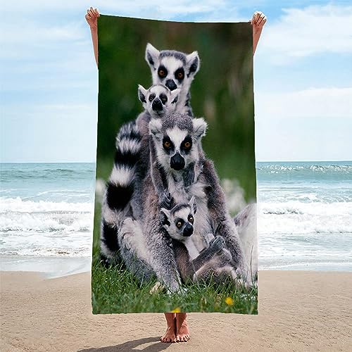 Mikrofaser Strandtuch XXL DunkelgrüNer Katta Strandtuch Groß 90x180cm Mikrofaser Strandtuch HandtüCher Schnelltrocknend-Ultra Leicht Sandfreies Strandhandtuch StrandtüCher von SHUI