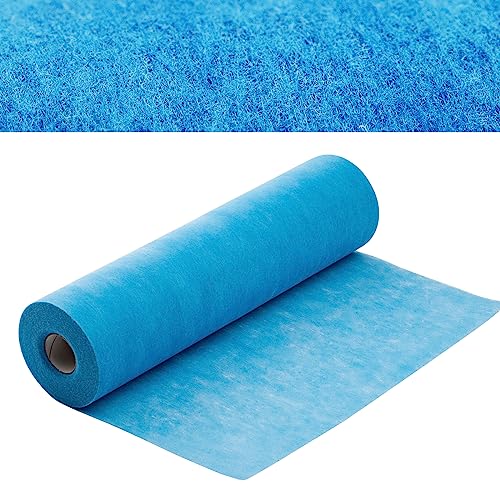 SHUIBIAN Vlies Tischläufer,Blau Dekoratives Tischband, edle Tischdeko für Geburtstage & Hochzeiten Esszimmer Party Urlaub Dekoration (30 cm x 25 m) von SHUIBIAN