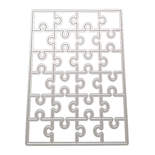 SHUIXIN Cutting Dies Stanzschablone, Puzzle Metall Cutting Dies Schablone DIY Scrapbooking Album Papier Card Template Mold Embossing Dekoration von SHUIXIN