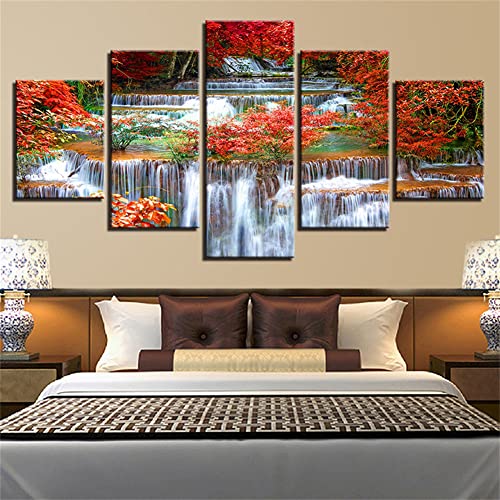 DIY 5D Diamant Painting Bilder Kit für Erwachsene Kinder Full Diamond Painting Groß Stickerei Kreuzstich Strass Diamant Malerei Kunst Handwerk für Hauptwanddekor(Landschaft)-Square drill,Size4 von SHUIYAZI